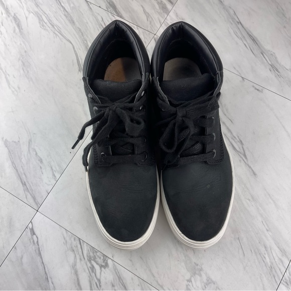 •Timberland Bria High Top Sneaker Black leather womens 6 shoes - Picture 8 of 14